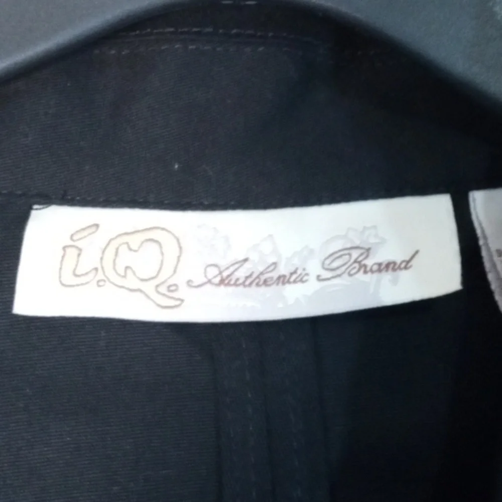 I.Q. Authentic Brand Elegant Black Women's Jacket, Festival, Retro, Grandma Core - Picture 2 of 13